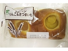 ローソンストア100 2色パン りんご＆さつまいも 商品写真