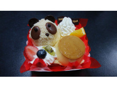 シャトレーゼ 賀正ケーキ かわいいパンダちゃんのプリンアラモード 商品写真
