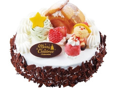 シャトレーゼ Xmasアイスデコレーション パリパリチョコバニラ＆チョコクッキー