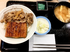 松屋 うなぎコンボ牛めし