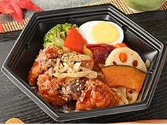 ナチュラルローソン きのこと野菜の鶏肉黒酢あん丼 商品写真