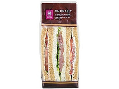 ナチュラルローソン 3種のハーブとハムのサンドイッチ 商品写真