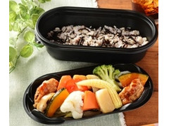 ナチュラルローソン 10種野菜の黒酢あん弁当 商品写真