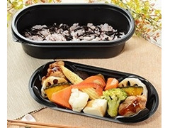 ナチュラルローソン 10種野菜の黒酢あん弁当 商品写真