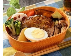 ナチュラルローソン 和風ハンバーグのわっぱ風弁当 商品写真