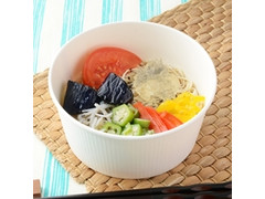 ナチュラルローソン 夏野菜としらすの和えそうめん 発酵塩レモン入りジュレ 商品写真