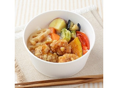 ナチュラルローソン 鶏肉と野菜の黒酢あん丼 商品写真