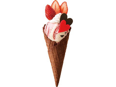 サーティワン Fresh Strawberry Sundae ココアワッフルサンデー 商品写真