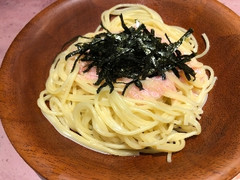 パスタ タラコソースシシリー風