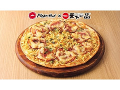 ピザハット 天下一品コラボ こってり風ラーメンピザ