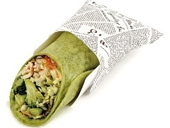 ニューデイズ スモークチキンとバジルのグリーンサラダのトルティーヤ 商品写真
