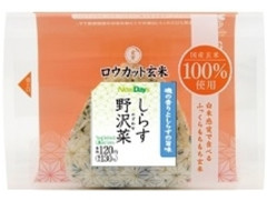 しらす野沢菜 ロウカット玄米使用