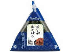 手巻韓国風味付海苔ピリ辛肉そぼろおにぎり