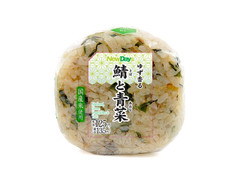 ニューデイズ ゆず香る鯖と青菜おにぎり 商品写真