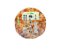 ニューデイズ 梅しそつくねおにぎり 福井県産紅映梅 梅肉使用