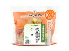 ニューデイズ 枝豆塩昆布チーズ ロウカット玄米使用 商品写真