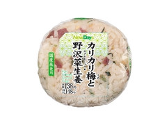 ニューデイズ カリカリ梅と野沢菜生姜おにぎり