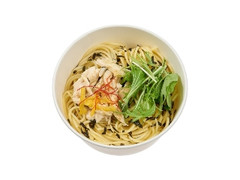 ニューデイズ 柚子胡椒香る！蒸し鶏と水菜の和風パスタ