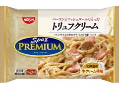 日清食品冷凍 冷凍 スパ王プレミアム ベーコンとマッシュルームの入ったトリュフクリーム 商品写真