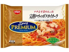 日清食品冷凍 冷凍 スパ王プレミアム ツナと平茸の入った完熟トマトのボスカイオーラ 商品写真