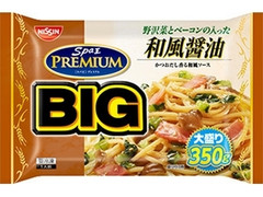 日清 冷凍 スパ王プレミアムBIG 野沢菜とベーコンの入った和風醤油 袋350g