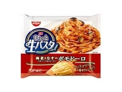 日清もちっと生パスタ 海老となすのポモドーロ 袋294g