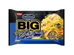 日清食品冷凍 スパ王プレミアムBIG たっぷりソースのカルボナーラ 商品写真