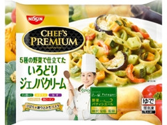 日清食品冷凍 冷凍 シェフズプレミアム パティスリーポタジエ 柿沢安耶監修 5種の野菜で仕立てたいろどりジェノバクリーム 商品写真