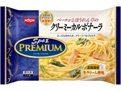 日清食品 スパ王プレミアム ベーコンとほうれん草のクリーミーカルボナーラ 袋297g