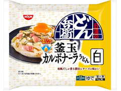 日清食品冷凍 日清のどん兵衛 釜玉カルボナーラうどん 白 商品写真