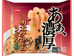 日清食品冷凍 あぁ濃厚 汁なし明太クリームうどん 商品写真