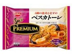 日清 冷凍 スパ王プレミアム 3種の魚介となすのペスカトーレ 袋300g