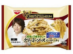 日清食品冷凍 冷凍 スパ王シェフズプレミアム 川越達也監修 クリーミーソーススパゲッティ 商品写真