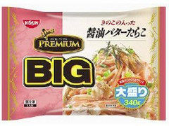 日清 冷凍 日清スパ王プレミアムBIG きのこの入った醤油バターたらこ 袋340g