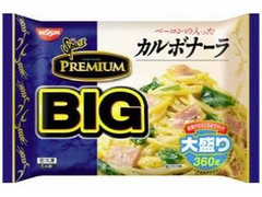 日清 冷凍 スパ王プレミアムBIG ベーコンの入ったカルボナーラ 袋360g