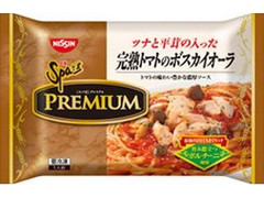 日清 冷凍 スパ王プレミアム ツナと平茸の入った完熟トマトのボスカイオーラ 袋294g