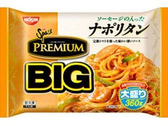 日清 冷凍 スパ王プレミアムBIG ソーセージの入ったナポリタン 袋360g