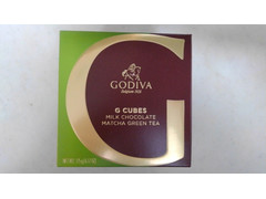 ゴディバ G CUBES MILK CHOCOLATE MATCHA GREEN TEA 商品写真