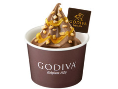 ゴディバ ダブルチョコレートソフトクリーム チョコレートバナナ コーン 商品写真