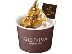 ゴディバ ミックスチョコレートソフトクリーム チョコレートバナナ カップ