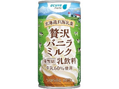 acure made 贅沢バニラミルク 缶190g