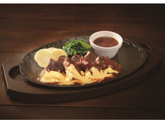 デニーズ 牛ロースカットステーキ Wソース デミグラスソース＆選べるチーズソース 商品写真