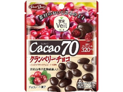 果実Veil カカオ70クランベリーチョコ スタンドパウチ 袋41g