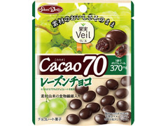 正栄デリシィ 果実Veil カカオ70 レーズンチョコ スタンドパウチ