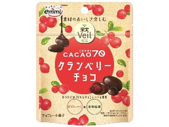 果実Veil カカオ70クランベリーチョコ 袋36g