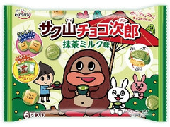 正栄デリシィ サク山チョコ次郎 抹茶ミルク味 ファミリーパック 袋16g×6