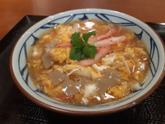 丸亀製麺 満福 かに玉あんかけ