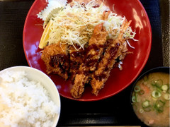 かつや 海老・ロースカツ定食 商品写真