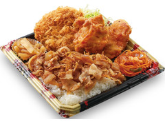 かつや 生姜焼丼から揚げチキンカツ弁当 商品写真