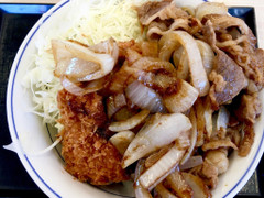 かつや 牛バラ焼きチキンカツ丼 商品写真